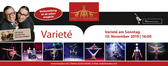 Varieté am Sonntag 10.11.2019